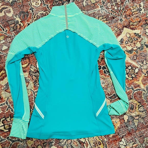 Lululemon Run Wild 1/2 Zip - Bali Breeze - Picture 3 of 6